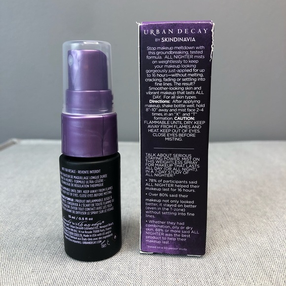 ❤️3 for $25❤️ Urban Decay All Nighter Spray mini - Picture 4 of 4